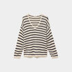 Pull ajust&eacute; manches longues ecru femme grande taille
