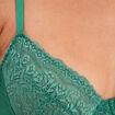 Soutien-gorge emboîtant micro dentelle vert menthe femme