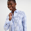 Chemise manches longues coton blanc femme