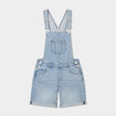 Combishort en jean coton denim triple stone femme