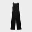 Combinaison pantalon sans manches noir femme