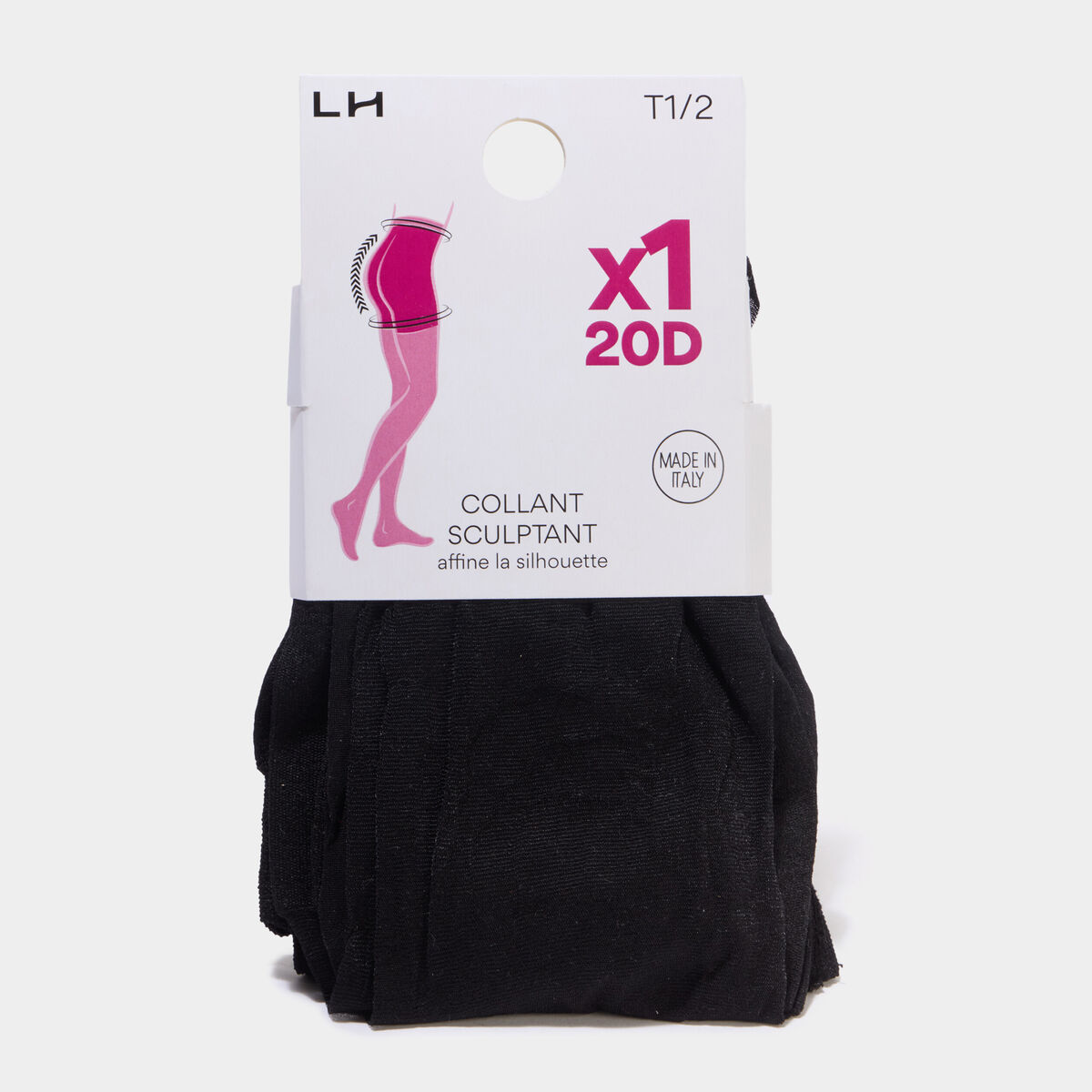 Collant sculptant 20D noir femme