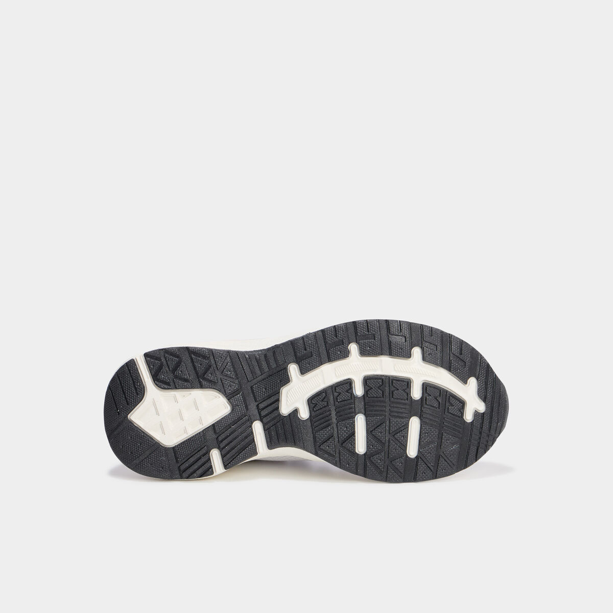 Baskets running m&eacute;moire de forme confort blanc fille