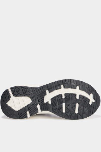 Baskets running m&eacute;moire de forme confort blanc fille