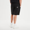 Short jogging droit avec poches zippées noir homme