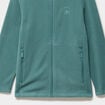 Veste polaire zipp&eacute; col montant vert fonc&eacute; gar&ccedil;on