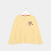 T-shirt manches longues Minnie jaune fille