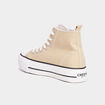 Baskets montantes &agrave; lacets Creeks sable femme