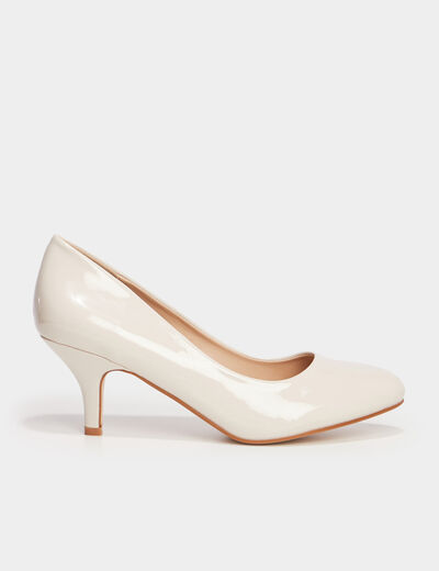 Escarpins irisés sable femme