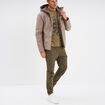 T-shirt manches courtes coton Liberto vert kaki homme