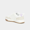 Tennis basses lacets Kappa violet fille