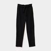 Pantalon city paperbag ceintur&eacute; 7/8&egrave;me noir femme