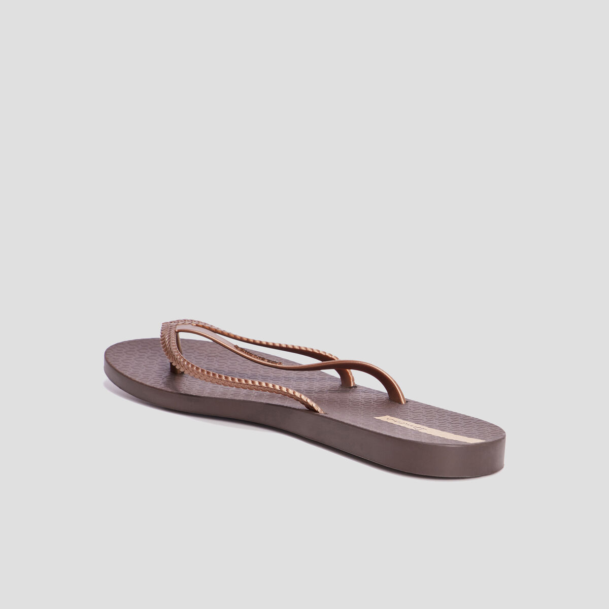 Tongs double bride Ipanema marron femme