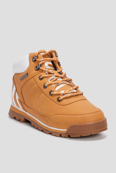 Bottines plates Creeks jaune homme
