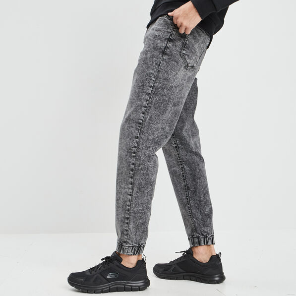 Jeans slim denim snow gris homme