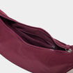 Sac banane en bandouli&egrave;re prune femme