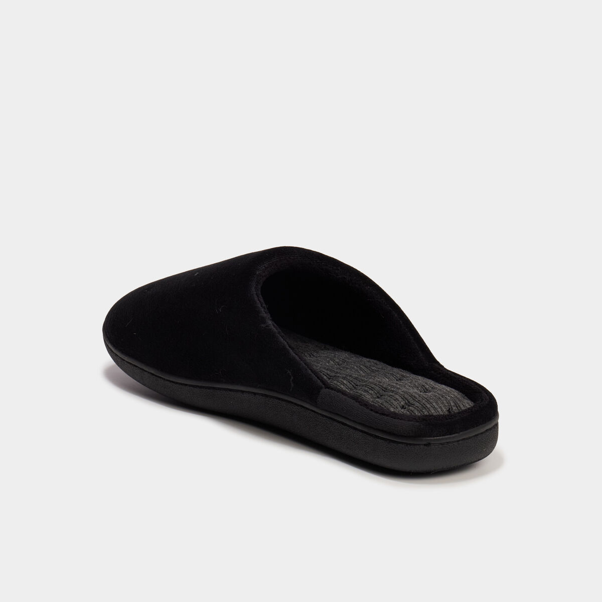 Chaussons mules noir homme