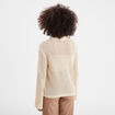 Pull ajouré manches pagodes Liberto ecru femme