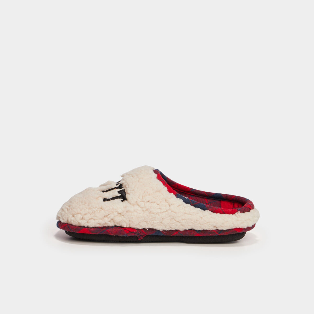 Chaussons mules Noël sable garçon