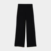 Pantalon large &agrave; paillettes noir femme