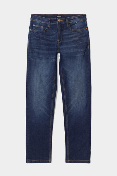 Jeans regular stretch 5 poches Creeks denim stone homme