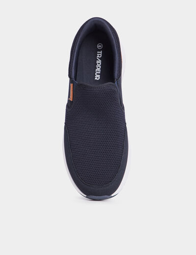 Loafers semelle épaisse bleu homme
