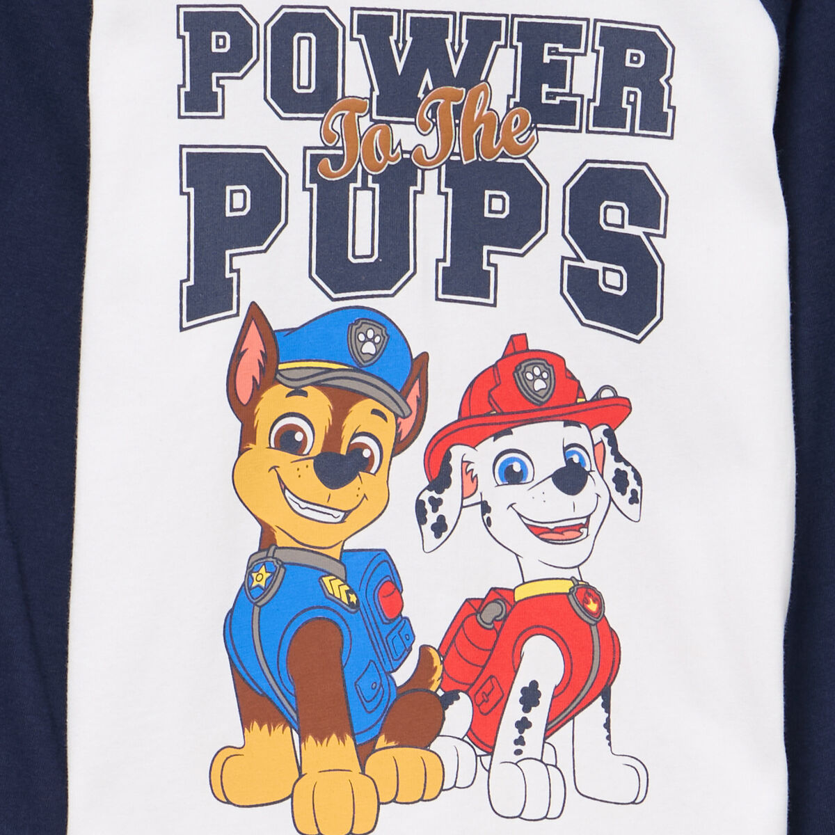 T-shirt manches longues Pat Patrouille blanc garçon