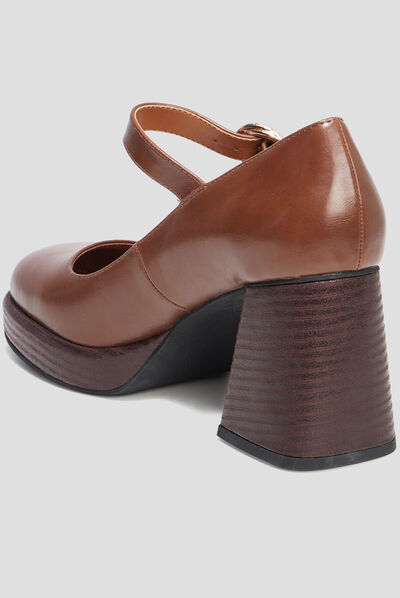 Escarpins à talons avec bride Liberto marron femme