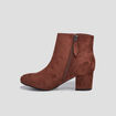 Bottines à talons marron femme