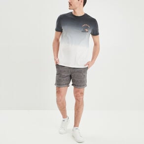 short droit avec cordon liberto gris fonce homme Short droit avec cordon Liberto gris foncé homme