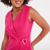 Robe portefeuille boucle Mosquitos rose fushia femme