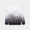 Sweat molleton &agrave; capuche hoodie blanc gar&ccedil;on