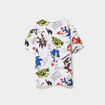 T-shirt manches courtes coton Sonic blanc garçon