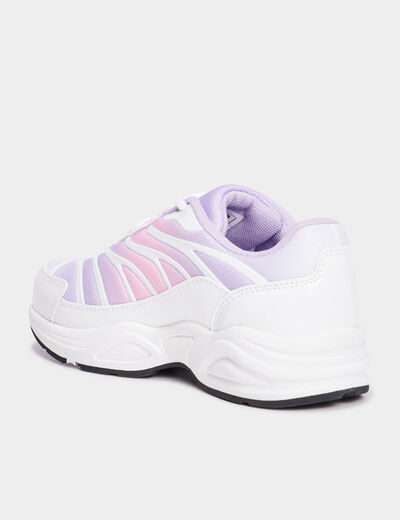 Baskets running semelles bulles rose fille