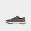 Tennis basses &agrave; lacets bleu marine homme
