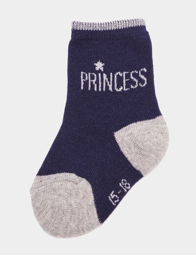 Lot 5 paires chaussettes rose bébé fille