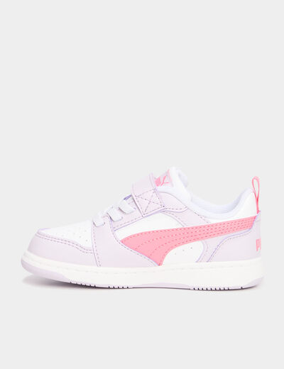 Tennis à lacets Puma rose fushia fille