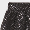 Pantalon large &agrave; strass gris argent fille