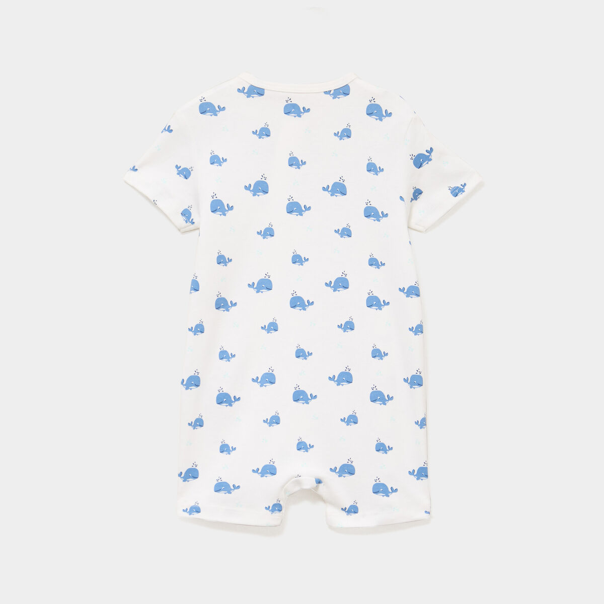 Lot 2 combishorts manches courtes coton ecru b&eacute;b&eacute;