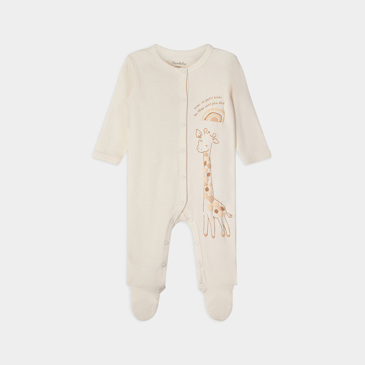 Pyjama Kimbaloo blanc bébé