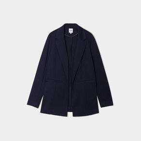 veste blazer droite bleu fonce femme Veste blazer droite bleu foncé femme