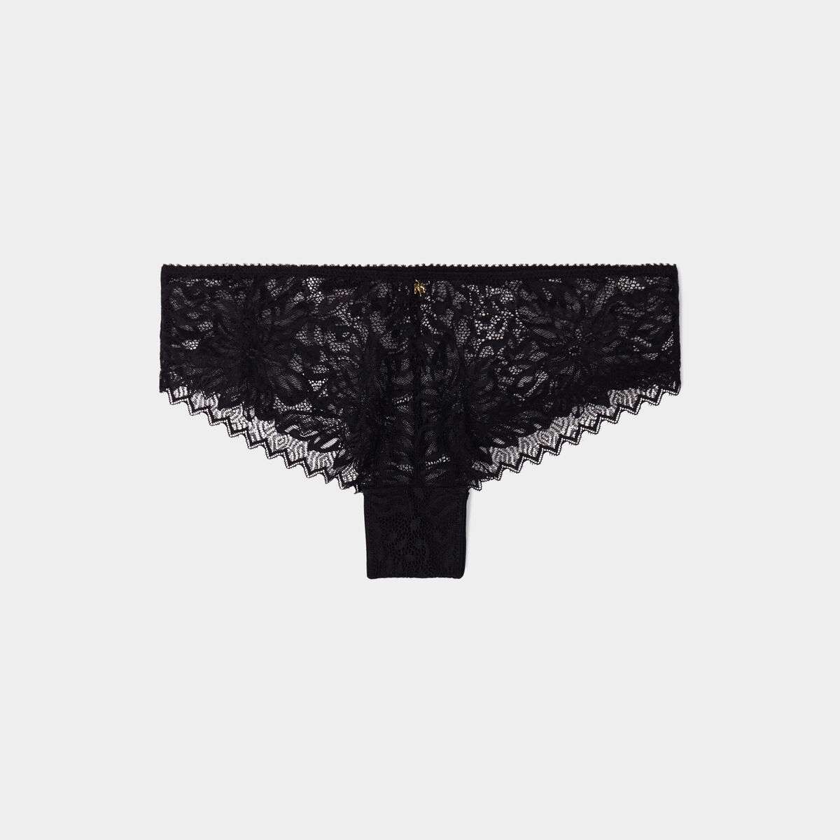Shorty en dentelle noir femme