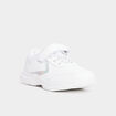 Baskets running à scratchs blanc fille