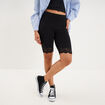 Short cycliste &agrave; dentelle noir femme