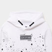 Sweat hoodie &agrave; capuche blanc gar&ccedil;on