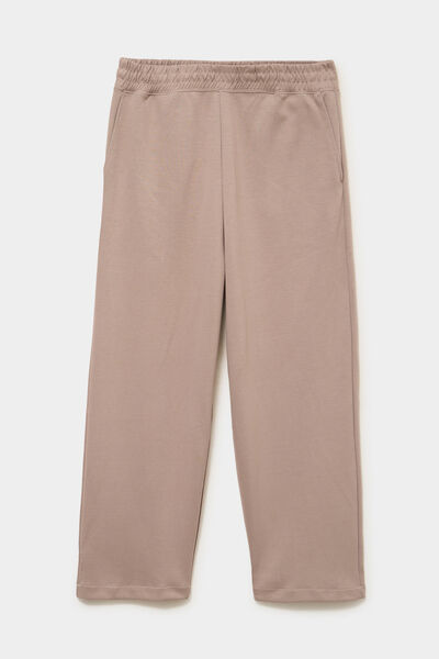 Pantalon de jogging molletonn&eacute; regular gris homme
