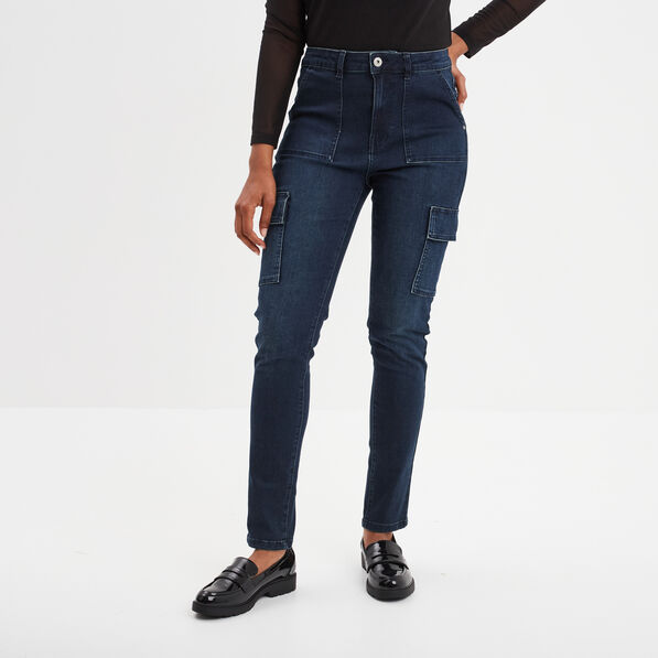 Jeans skinny battle Liberto denim blue black femme