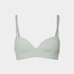 Soutien-gorge push-up triangle vert clair femme