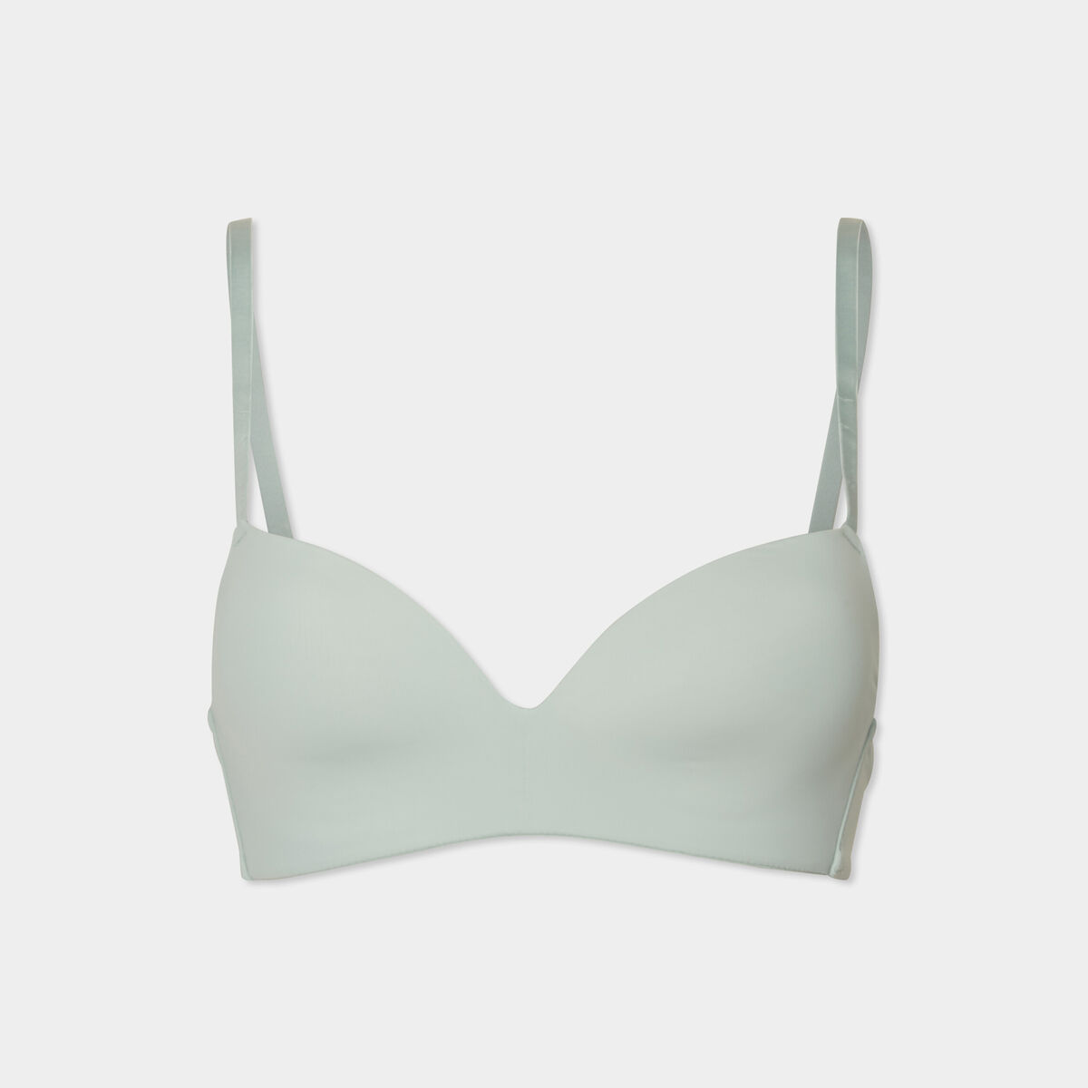 Soutien-gorge push-up triangle vert clair femme