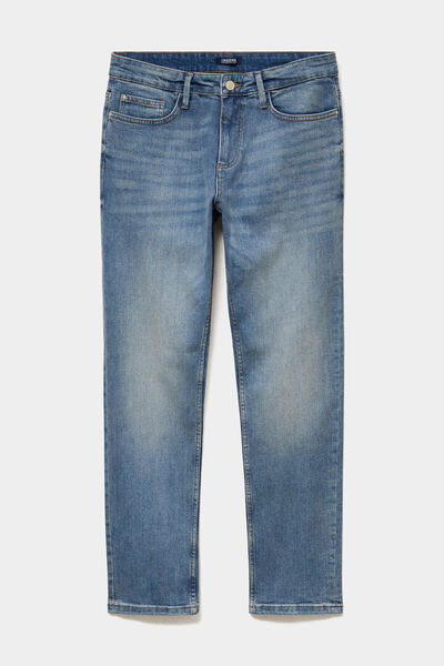 Jeans regular 5 poches denim stone homme
